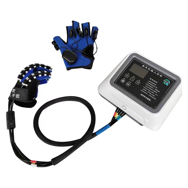 手部手指康复训练器材 中风偏瘫手功能锻炼机器人手套电动五指屈伸